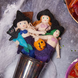 Cauldron's Brew Witch Mermaid Ornament
