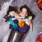 Purrfect Witch Mermaid Ornament