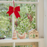 Pink Painted Ceramic Christmas Tree