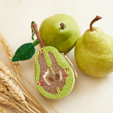 Pear Beaded Ornament