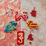 Chinese Red Dragon Ornament