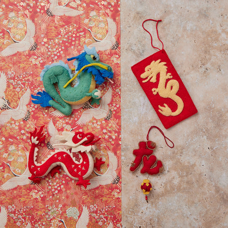 Chinese Red Dragon Ornament