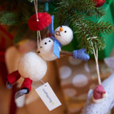 Taking A Spill Snowman Ornament