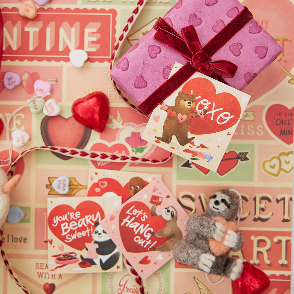 Bundle: Love Animal Mini Card & Ornament Set of 5