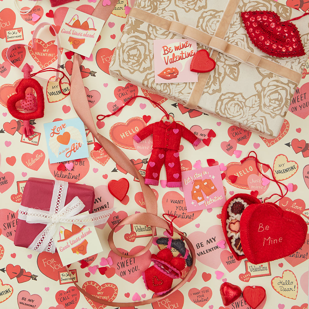 Bundle: Love is in The Air Mini Card and Ornament Set of 5