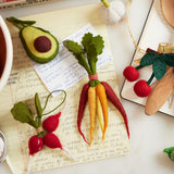 Rainbow Carrot Bunch Ornament