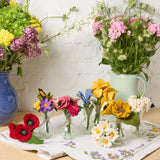 Bundle: Set of 8 Spring Flower Bouquets with Vases