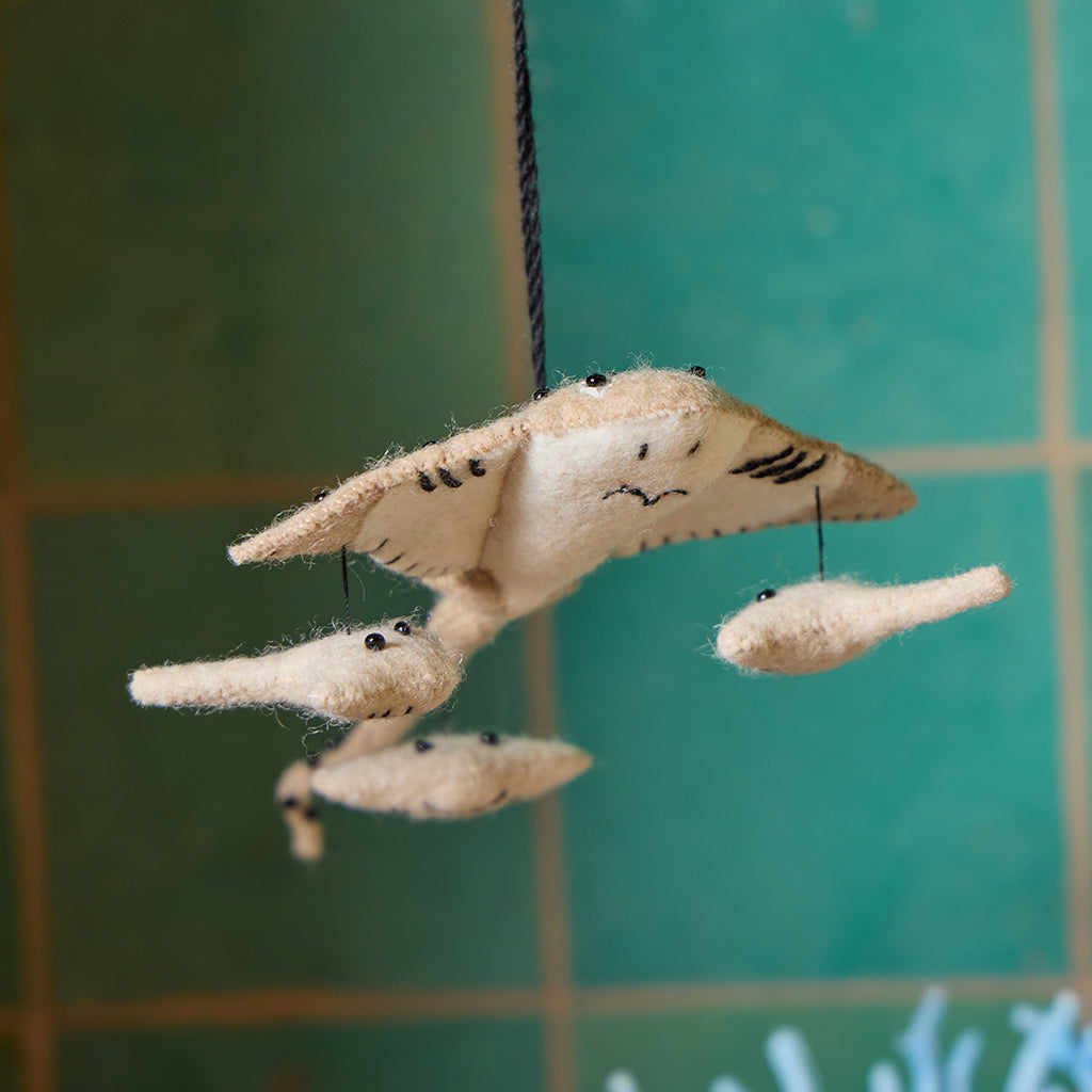 Manta Ray Dad Ornament