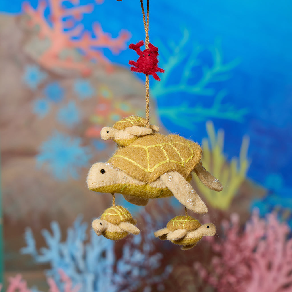 Turtle Mom Ornament