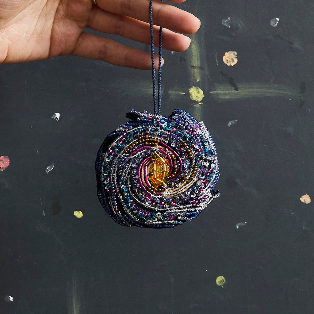 Galaxy Beaded Ornament