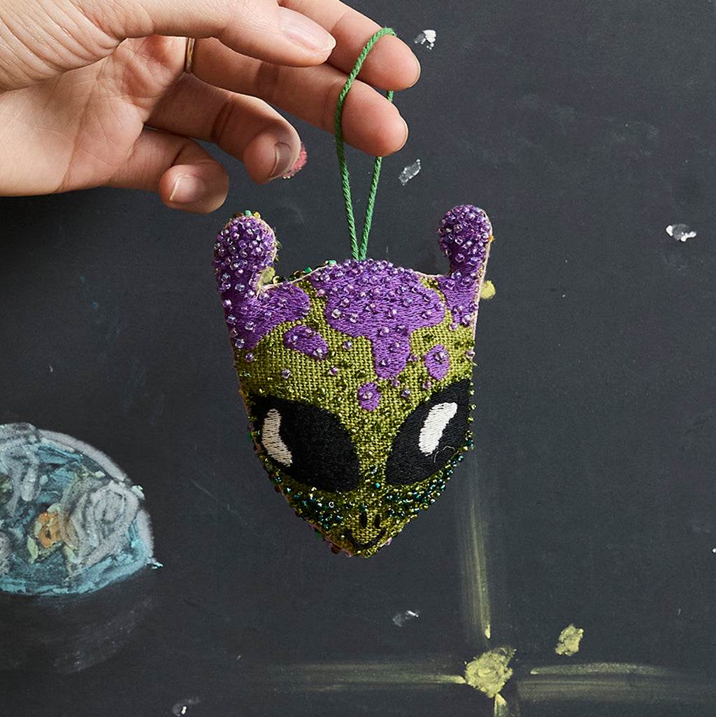 Alien Beaded Ornament