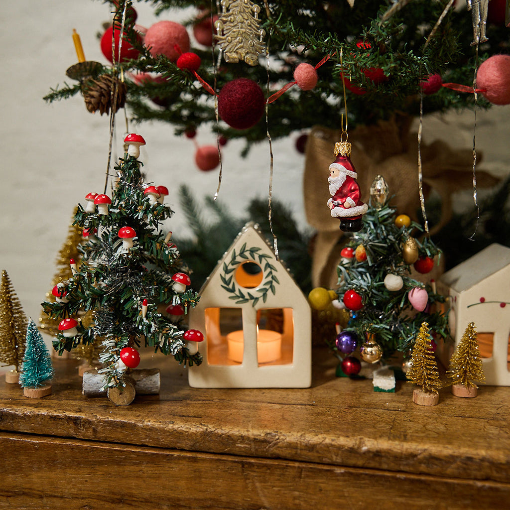 Mini Handmade German Bauble Christmas Tree