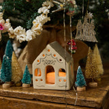 Gingerbread House Ceramic Tea-Light Holder