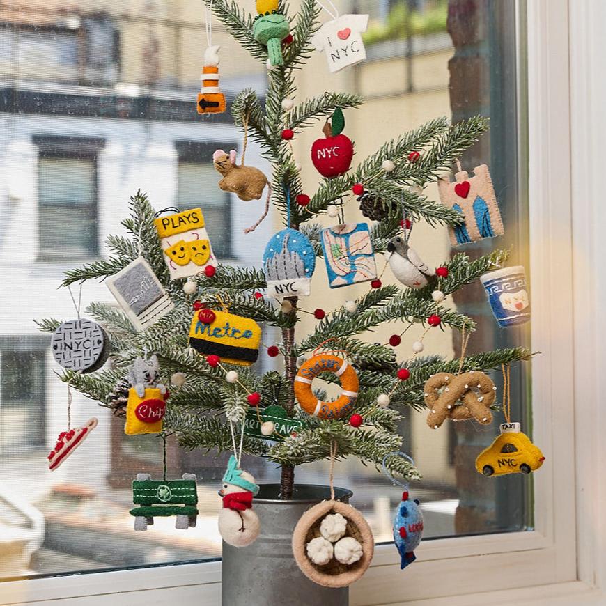 NYC Mini Ornaments Set of 6