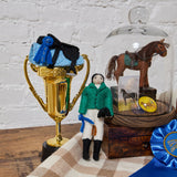 Horse Riding Equestrian Girl Ornament