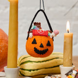 Jack O'Lantern Candy Bucket Ornament