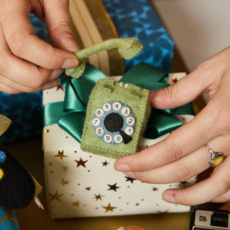 Vintage Rotary Phone Ornament