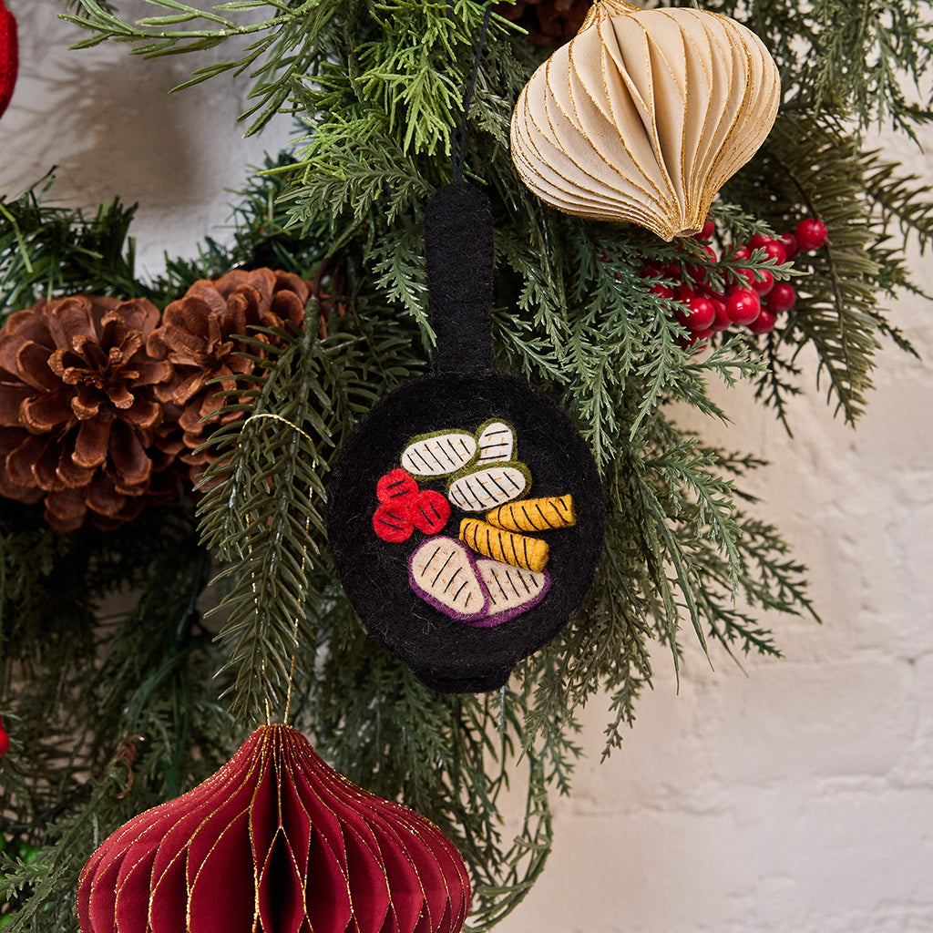 Grilled Veggies Skillet Ornament