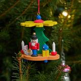 Pyramid Nutcracker Wooden Ornament