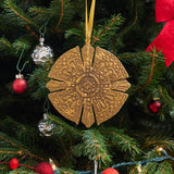 Celestial Halo Metal Ornament