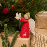 Red Gift of Peace Angel