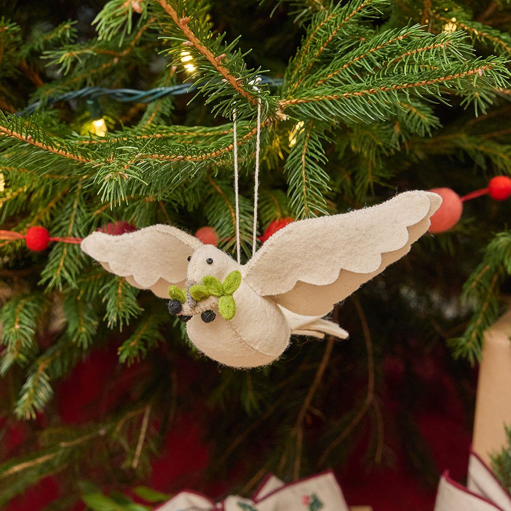 Flying Dove Ornament