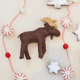 Winter Moose Ornament