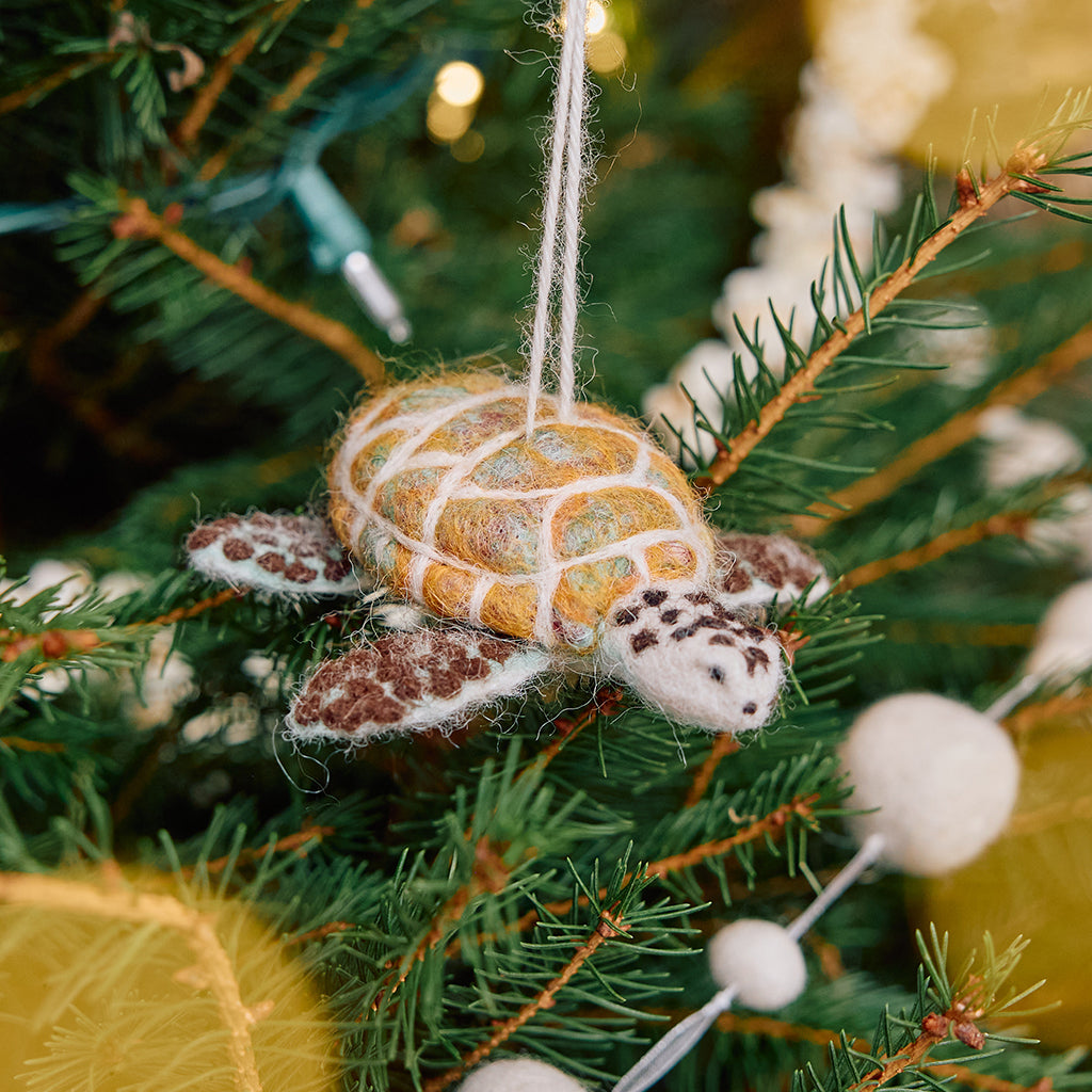 Marine Glow Sea Turtle Ornament