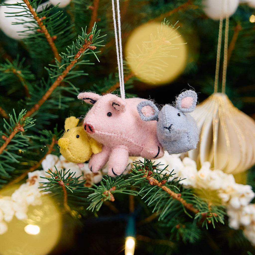 Baby Barnyard Animals Ornament