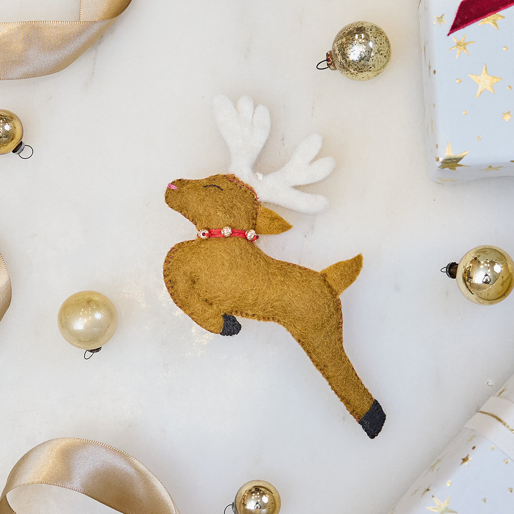 Prancing Reindeer Ornament