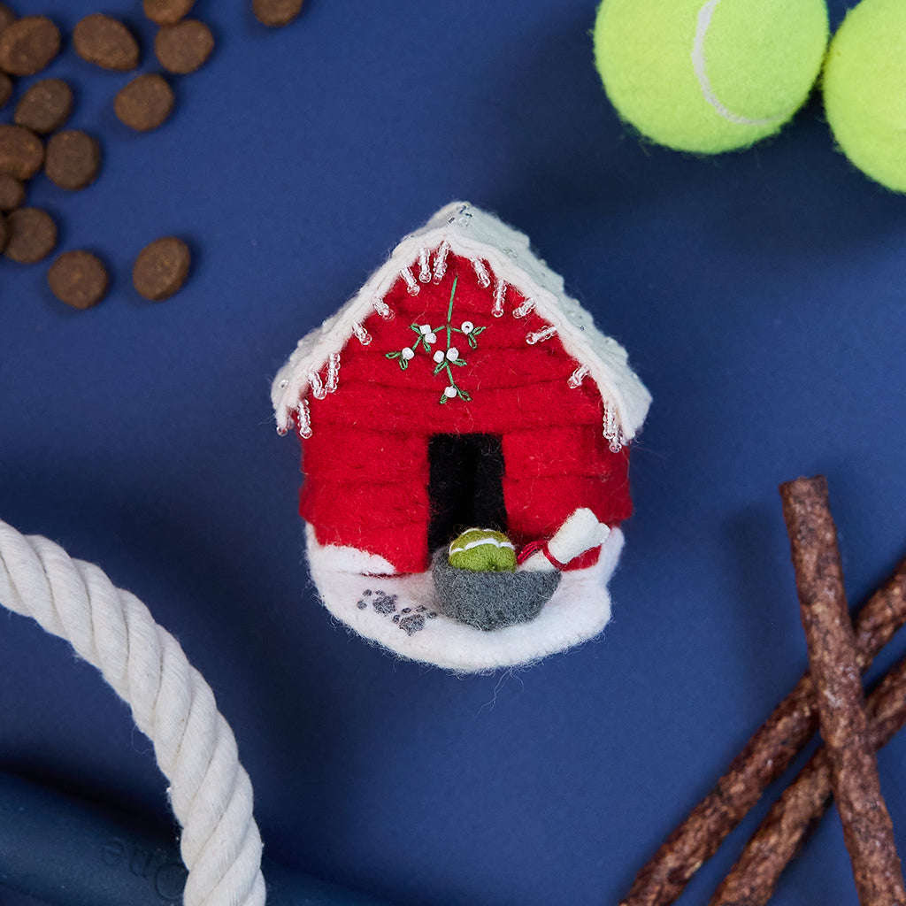 Christmas Dog House Ornament