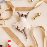 Nutcracker Ballet Snowflake Ornament - Brown