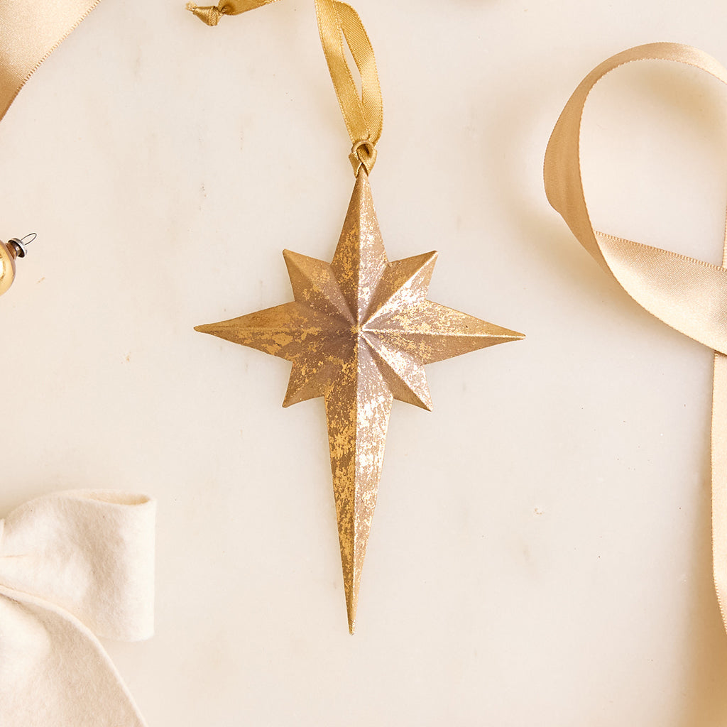 Star of Bethlehem Metal Ornament