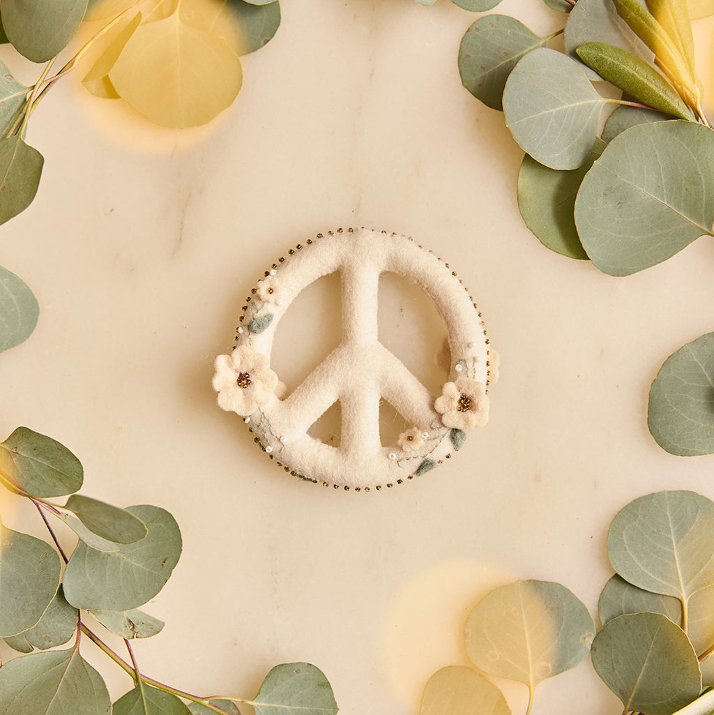 Peace Sign Ornament