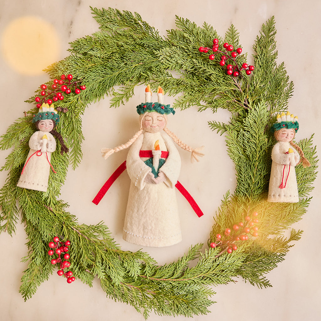 Santa Lucia Ornament - Light