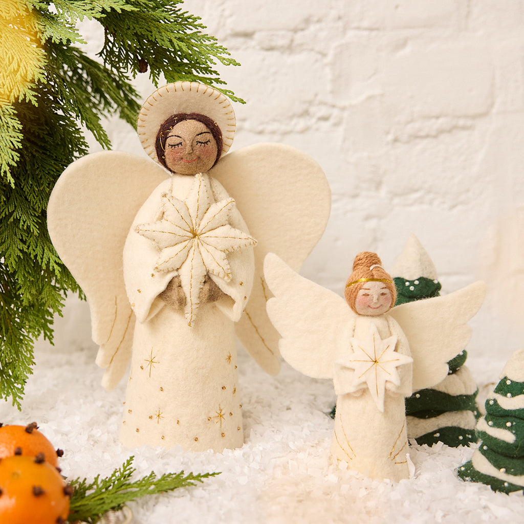 Twinkling Star of Bethlehem Angel Tree Topper