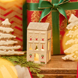 Holiday Townhouse Ceramic Tea-Light Holder