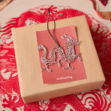 Dragon Metal Ornament and Card