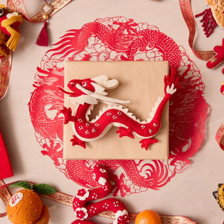 Chinese Red Dragon Ornament