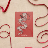 Snake Metal Ornament and Card