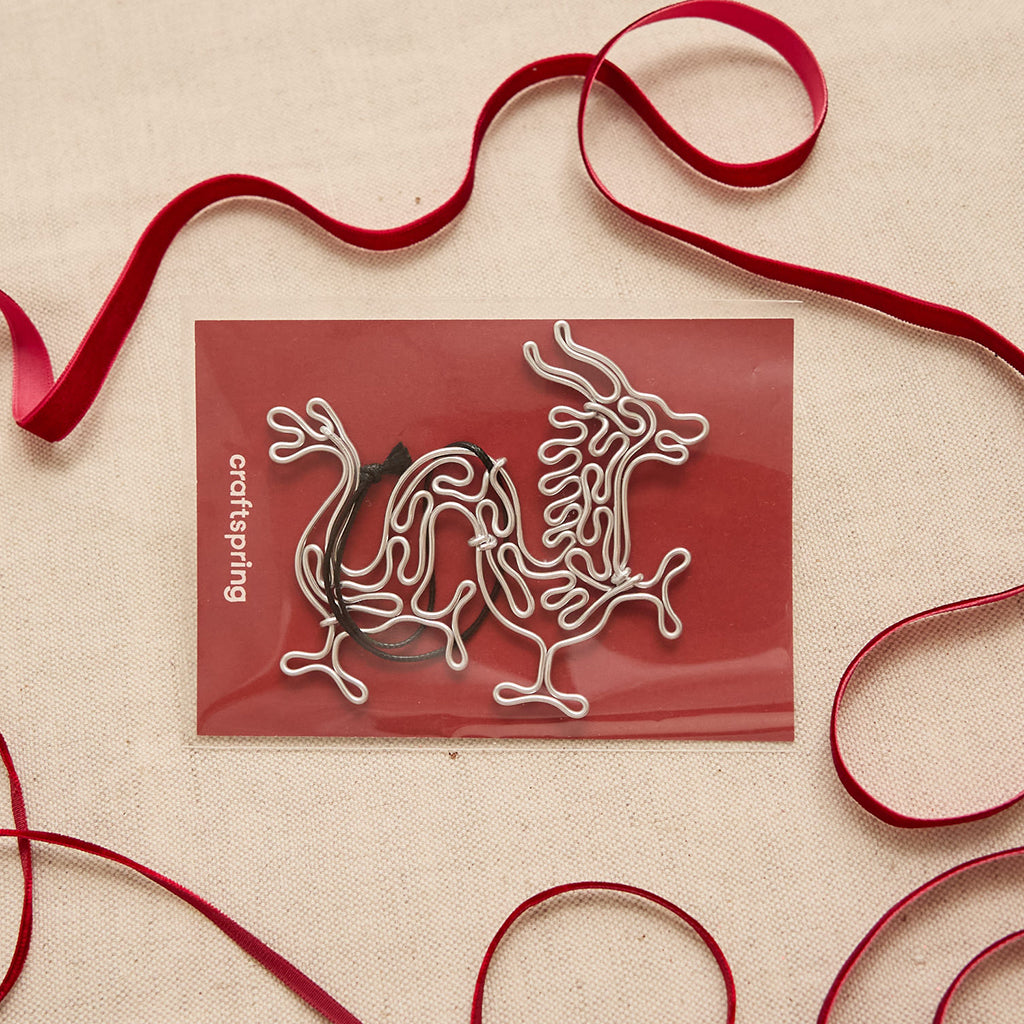 Dragon Metal Ornament and Card