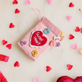 Conversation Hearts Candy Box Ornament