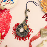 Embroidered Tassel Snake Ornament