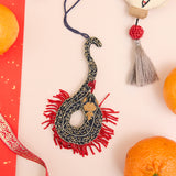 Embroidered Tassel Snake Ornament