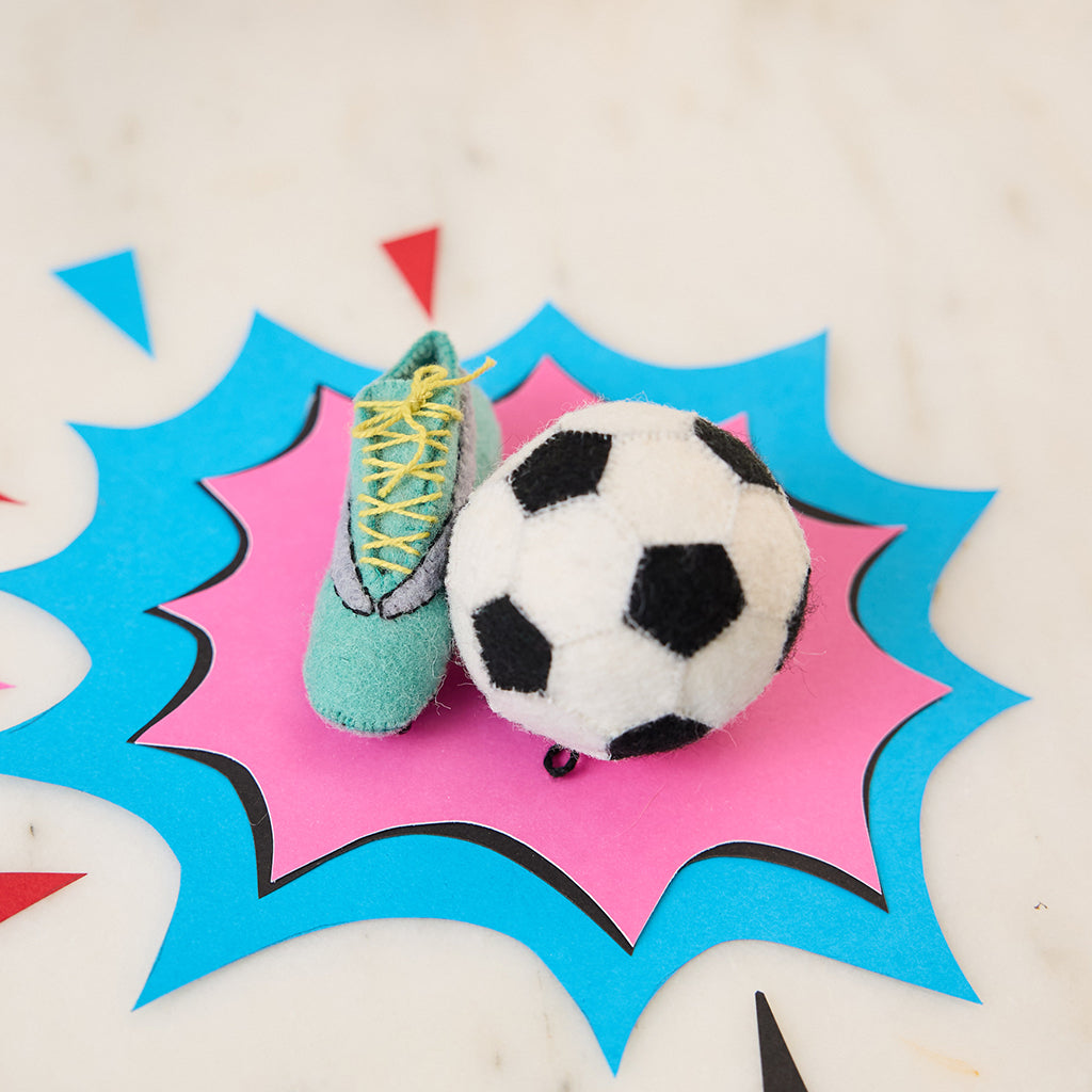 Soccer Ball & Cleat Ornament