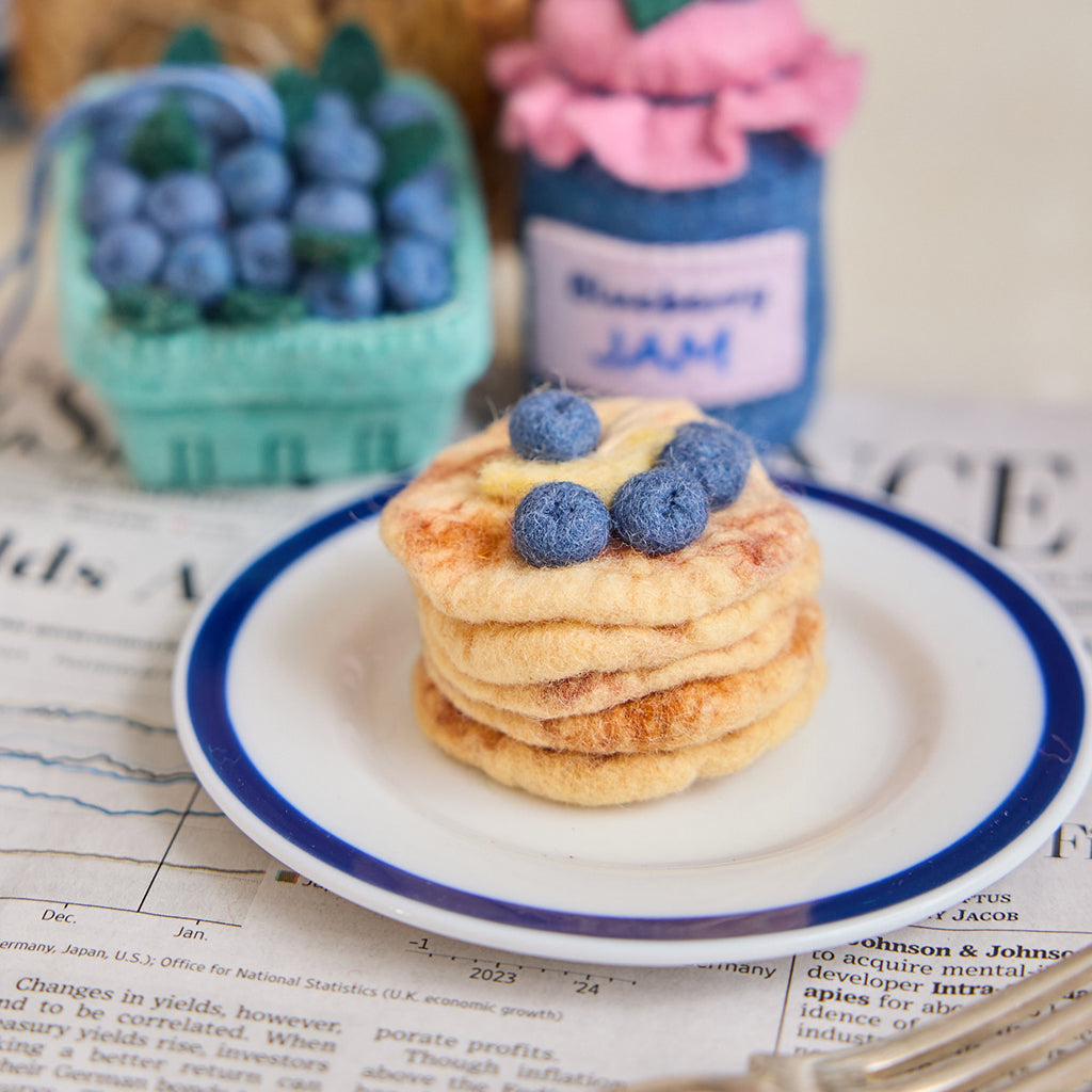 Blueberry Pancake Stack Ornament