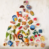 Rainbow Carrot Bunch Ornament