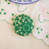 Good Luck Clovers Beaded Ornament