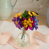 Sweet Summertime Bouquet with Butterfly & Vase