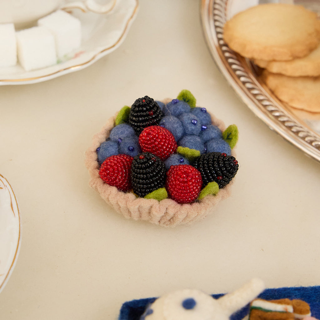 Mixed Berry Tart Ornament